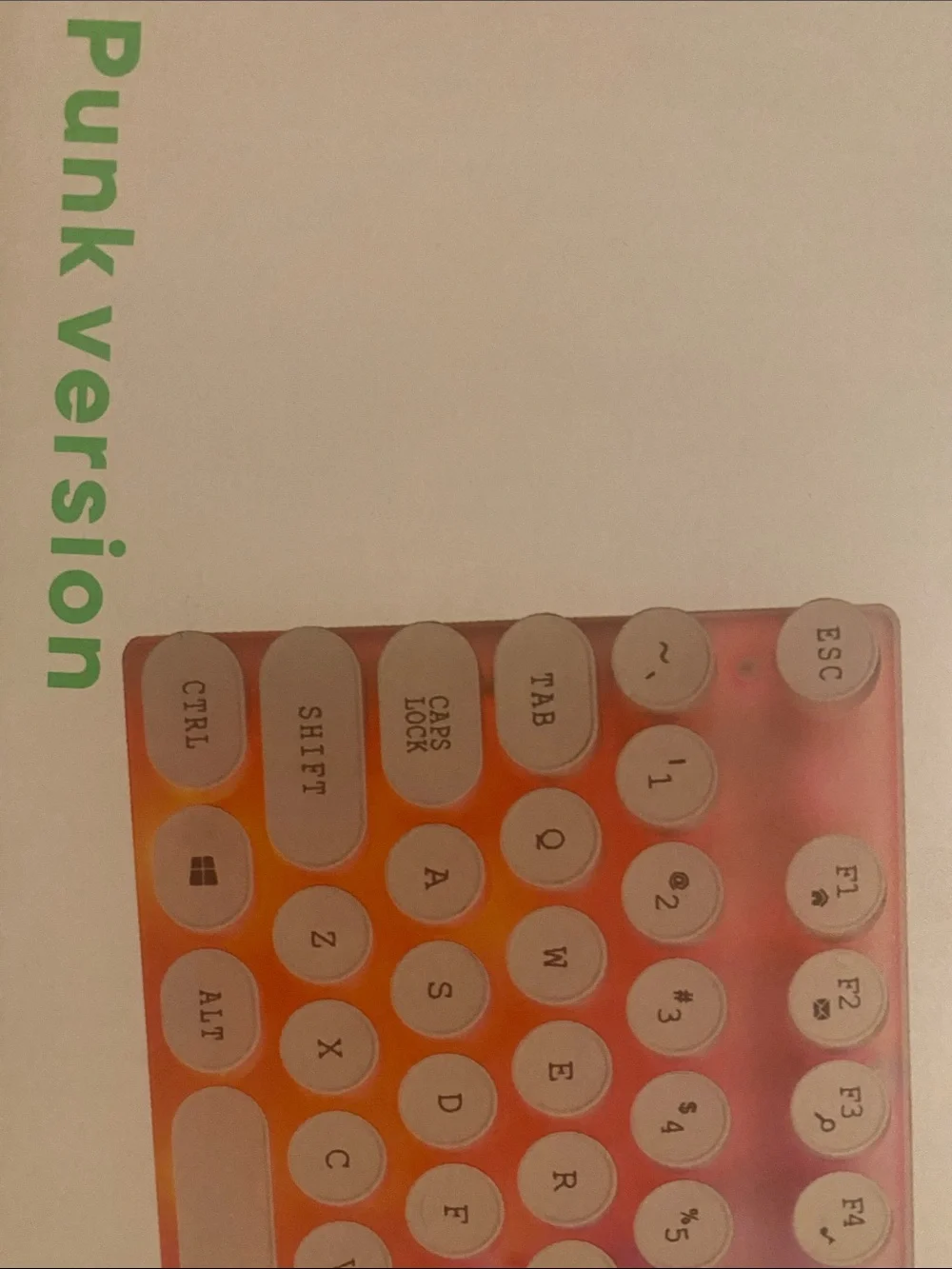 Pastel Rainbow Backlit Keyboard and Pink Mouse
